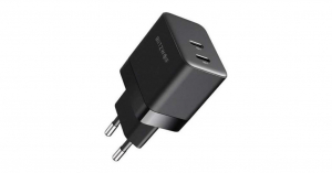 Blitzwolf BW-S22 MINI hálózati töltőadapter 2xUSB-C GAN 35W fekete